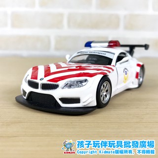 54550025 1:43彩繪車(02)BMW Z4國道警車 彩繪車 迴力車 模型車 孩子玩伴 KIDMATE 合金車