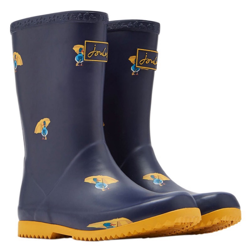 全新 英國 Joules 撐傘的小鴨雨靴 雨鞋 EU30 / EU32