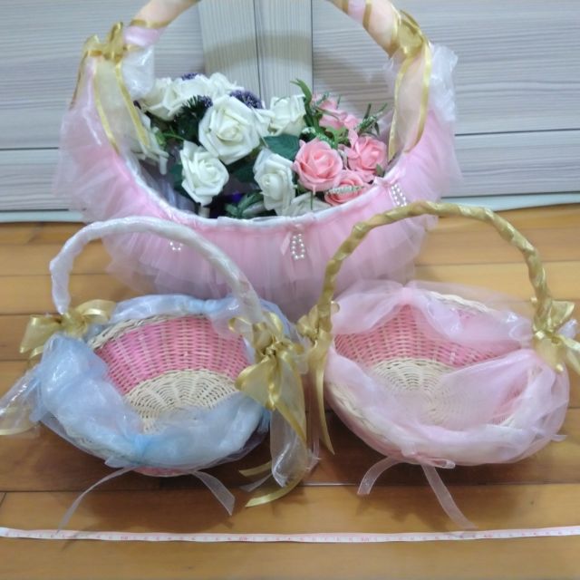 結婚花籃 婚紗拍照捧花 二手