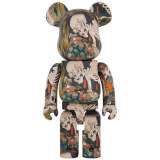 BLS • BE@RBRICK 歌川國芳 相馬の古內裡 骷顱 1000% BEARBRICK 庫柏力克熊