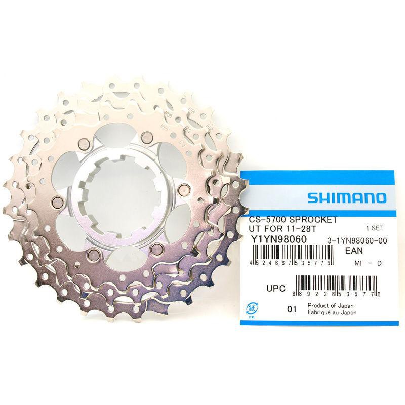 Shimano 105 CS-5700 10速飛輪 修補齒片組 (21-24-28T)，(11-28T) 飛輪用
