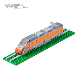 YouRblock微型積木-自強號-台鐵E1000型電力機車-列車DIY模型-台鐵正式授權台灣鐵道火車系列-積木客制化