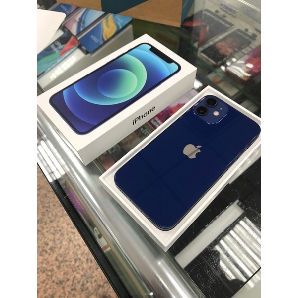 iPhone 12 mini 128GB 保固 已過保 非全新 二手 海軍藍 藍 附殼 送uag殼 透明殼 可議價