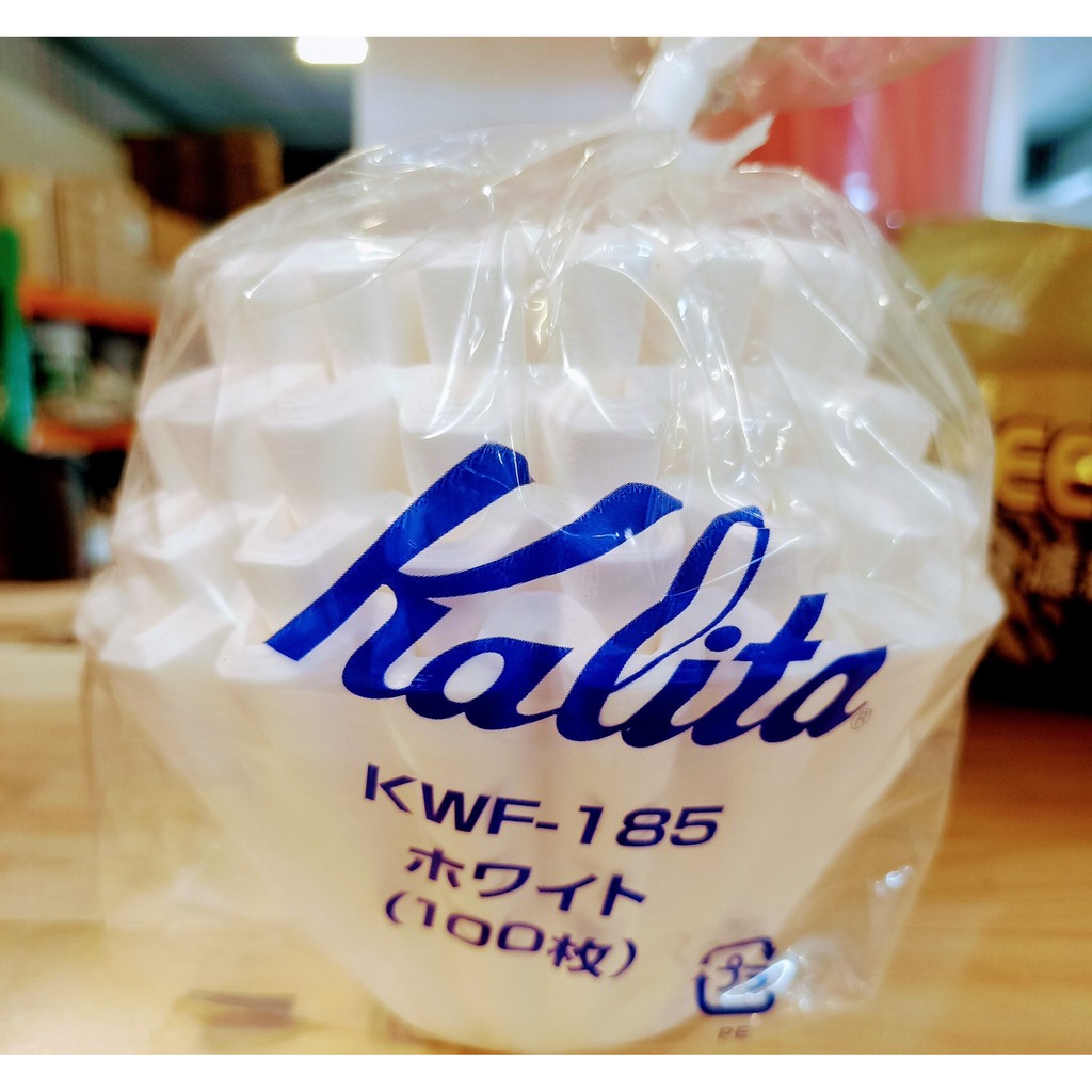 營業用 『Kalita 185系列濾杯專用蛋糕型波紋漂白濾紙(100入) 2~4人份*50入』 蛋糕濾紙 特惠價