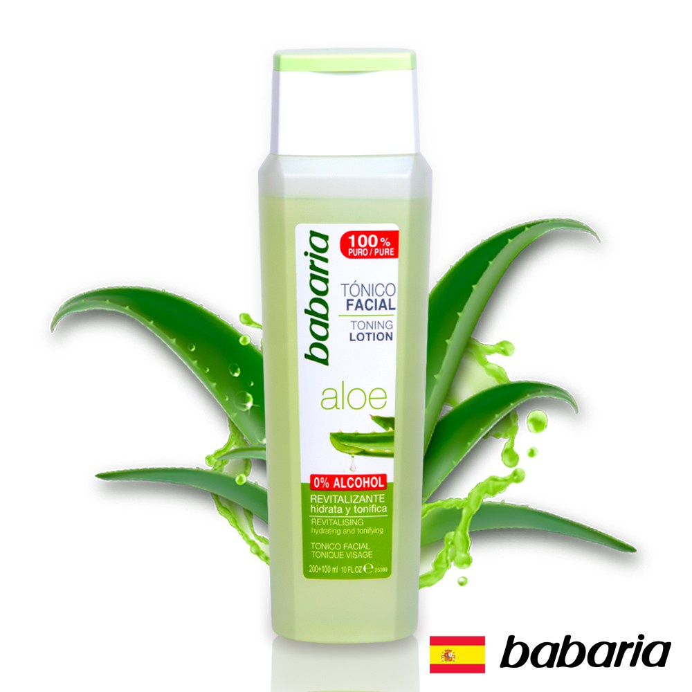 西班牙babaria保濕化妝水300ml-極潤蘆薈