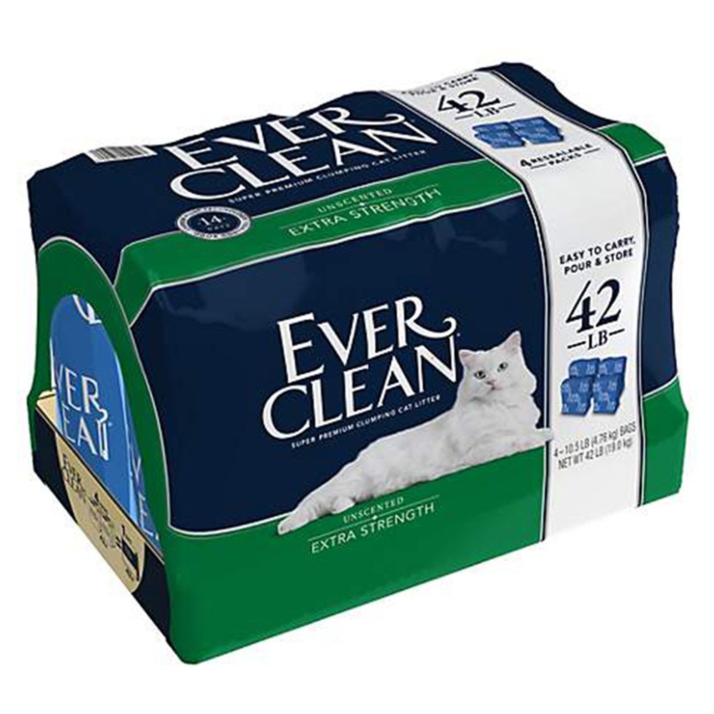 美國Ever Clean 藍鑽活性碳貓砂-25磅/42磅 凝結型/貓砂/礦物砂