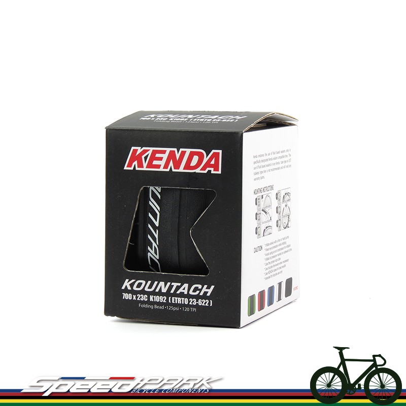 速度公園 KENDA 建大 K1092 700X23C 黑色 輕量級 可折競賽級跑車防刺胎 一級環法車隊使用輪胎 一條裝
