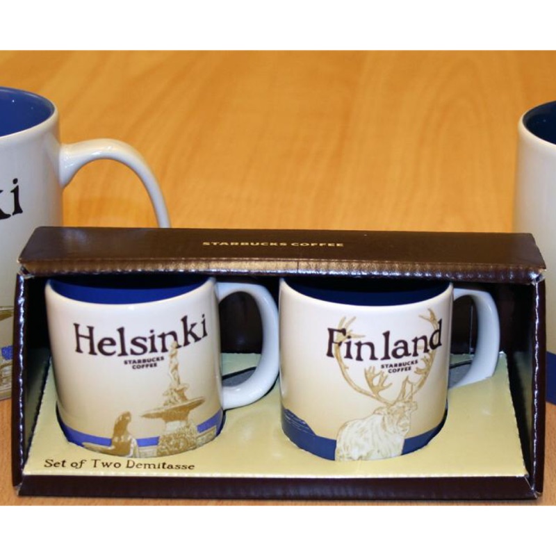 正版🔥芬蘭🇫🇮星巴克 赫爾辛基 城市杯 城市 馬克杯 迷你 對杯組 Helsinki Finland Starbucks