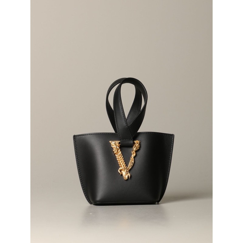 🔥現貨🔥全新正品Versace凡賽斯 VIRTUS BUCKET BAG 羅馬女神包 手提斜背兩用