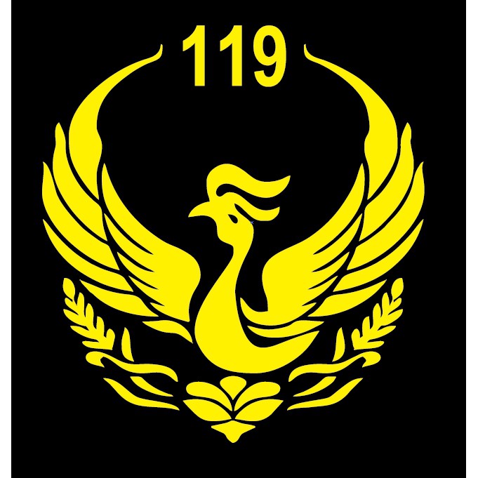 消防消防隊消防署鳳凰logo 消防局義消工程級反光貼紙多種尺寸也可訂製 蝦皮購物