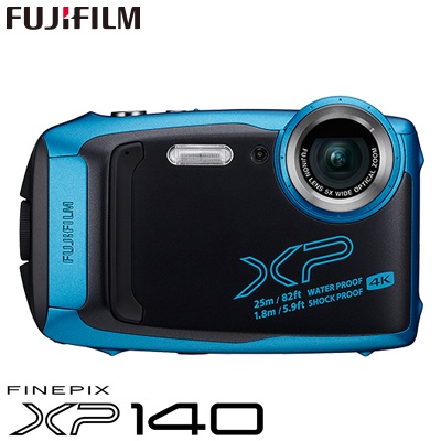 【日貨代購】FUJIFILM  Toughness Camera FinePix XP140防水防震防塵防寒4K數位相機