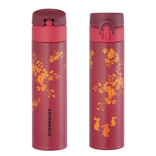 星巴克 STARBUCKS 中秋團圓隨身瓶 400ML 膳魔師 THERMOS 保溫瓶 超輕量 2014 中秋節 絕版