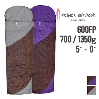 Prince Outdoor 臺灣 700頂級羽絨睡袋 600FP YKK雙頭拉鍊 保暖度佳 WF25070086/20