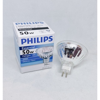PHILIPS 飛利浦 12V 50W MR16 鹵素杯燈 傳統杯燈 可調光 (只有黃光)