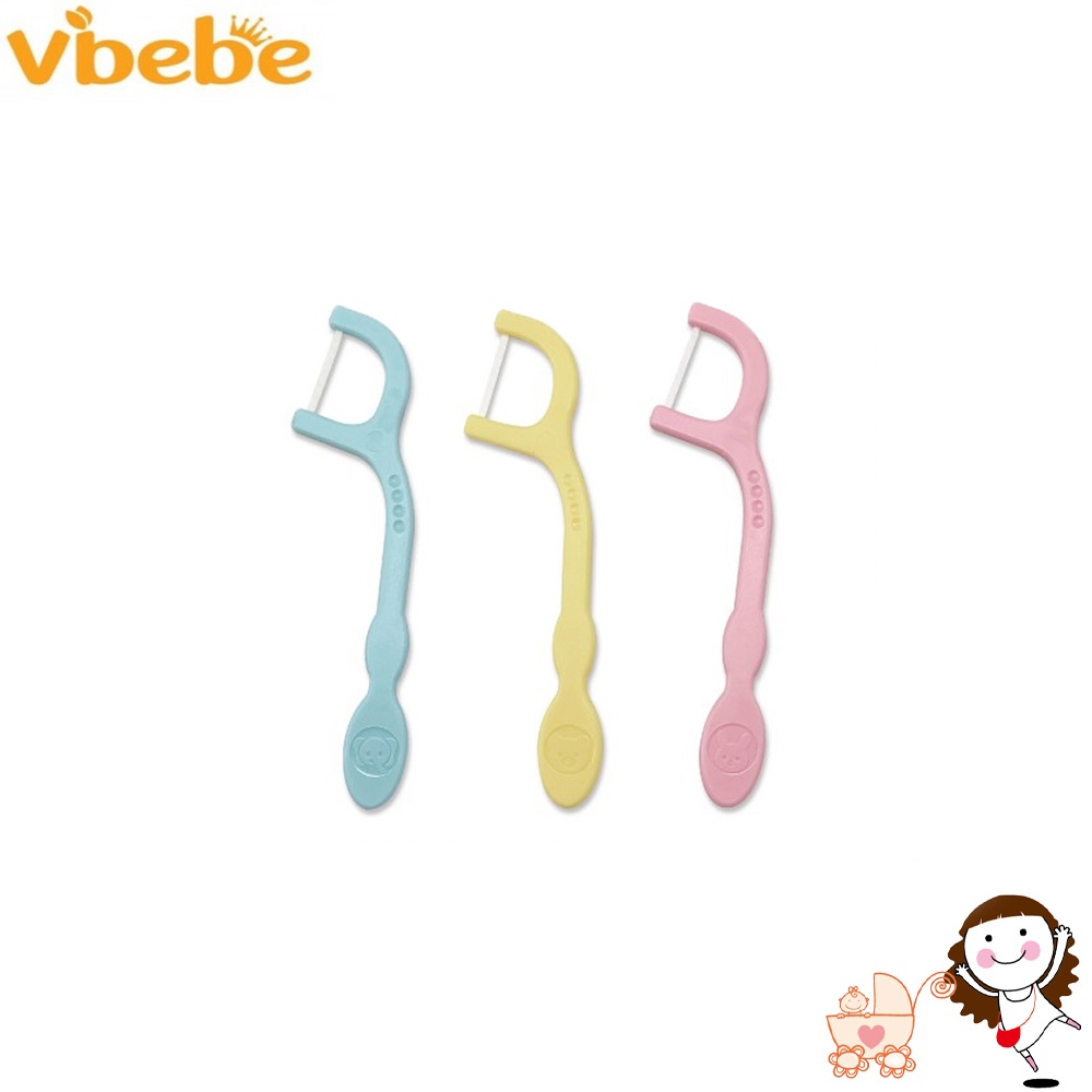 【Vibebe】兒童牙線棒30支/袋｜寶貝俏媽咪