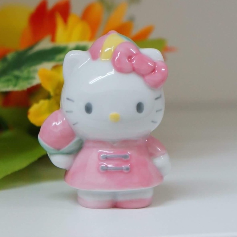 Hello Kitty 早期 絕版 1997年仙桃陶瓷牙籤罐