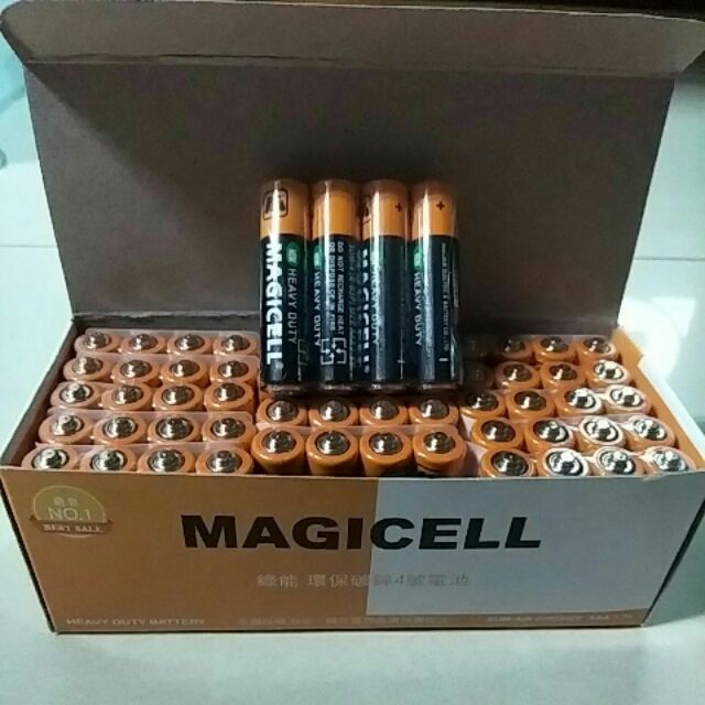 ~全新~ MAGICELL 4號電池/4號電池/乾電池 1個3元(1盒60個)