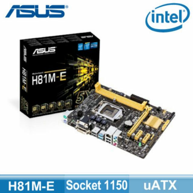 華碩 Asus H81M-E 主機板 電腦