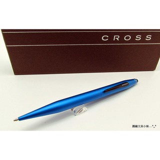 【圓融文具小妹】CROSS 高仕 二用筆 原子筆 (黑)+ 觸控筆 AT0652-6 金屬藍 #1350