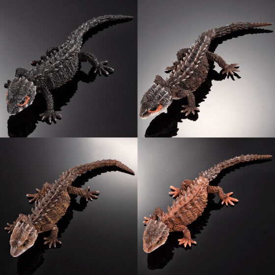 ❤里昂玩具部❤GASHAPON BANDAI 生物大圖鑑 紅眼鷹蜥 全套4種 黑眼鷹蜥 萬代 日版 (豹紋守宮 蜥蜴)