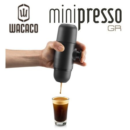 【WACACO】Minipresso 迷你濃縮咖啡機 GR/NS型號 時尚黑