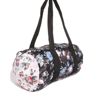 Herschel packable duffel 可收納 水桶包 極新二手 花朵圖案