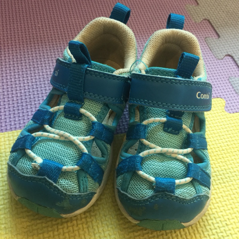 Combi 男寶/藍色/涼鞋/學步鞋