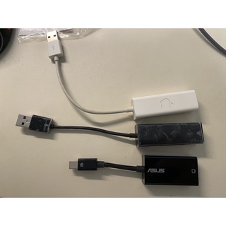 Apple USB 乙太網路轉換器 / ASUS miniDP 轉 VGA