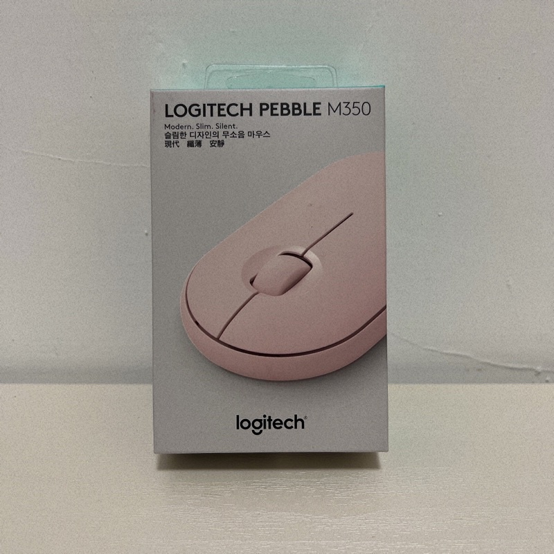 ［全新］Logitech 羅技 Pebble M350 鵝卵石無線滑鼠-粉紅