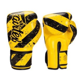 『VENUM旗艦館』Fairtex 12oz 新款圖案 健身房拳擊手套~重擊打沙袋拳套~個性化改裝-黃色花紋 BGV14