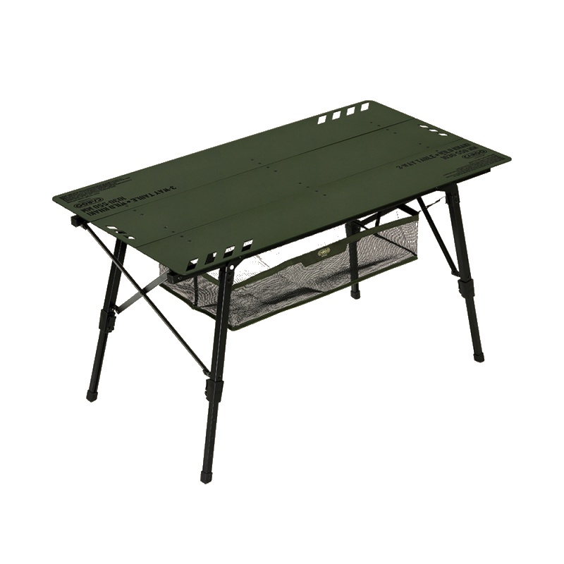 CARGO 工業風拼接式折疊桌(軍綠)-大【露營狼】【露營生活好物網】