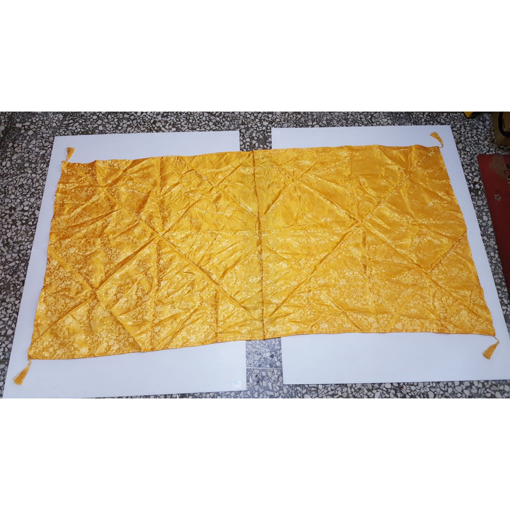 金龍桌巾 宴王桌巾 龍紋桌巾 祀宴桌巾 金黃色五爪金龍  神桌桌布 金黃色桌巾 牡丹花桌巾 173*87公分