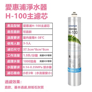 【本土出貨】EVERPURE H100愛惠浦濾心 濾心 咖啡機製冰機淨水器 品質保證 干淨水直接喝 愛惠浦濾心