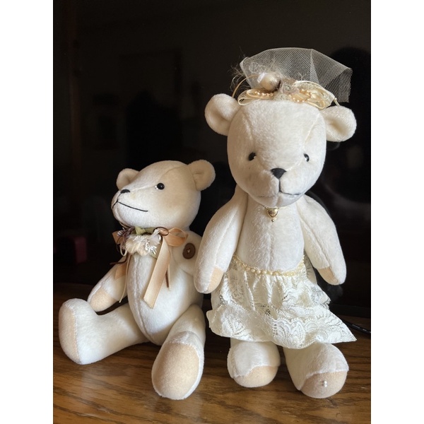 新郎新娘熊熊娃娃 二手