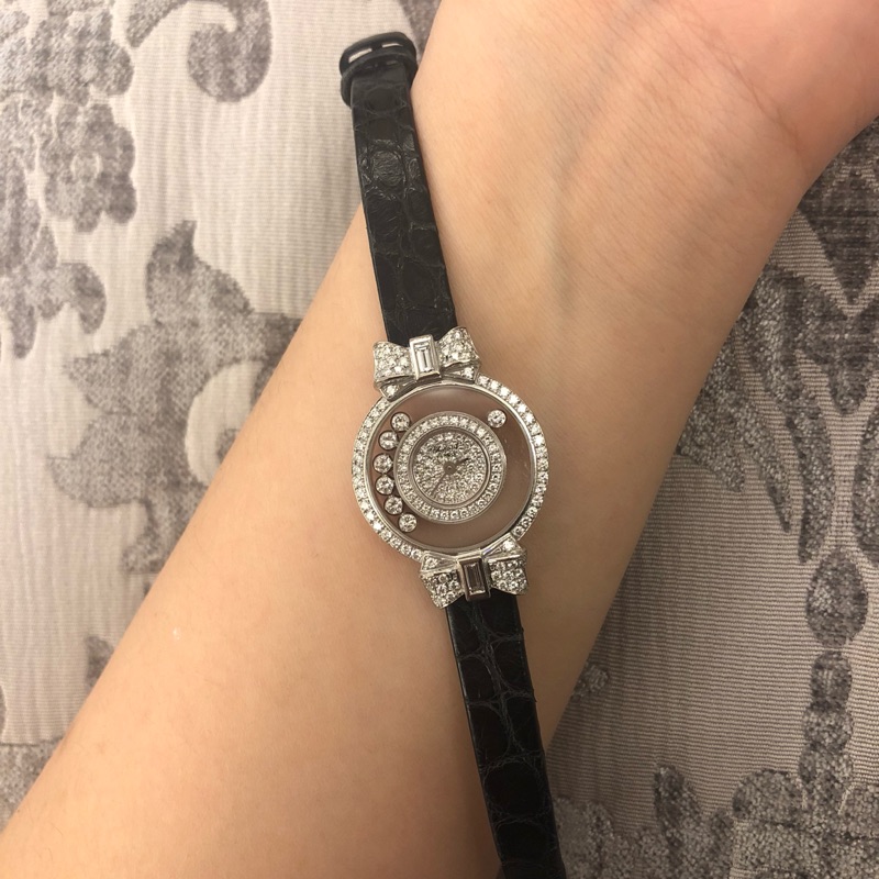 Chopard 蕭邦蝴蝶結滿天星手錶 蝦皮購物