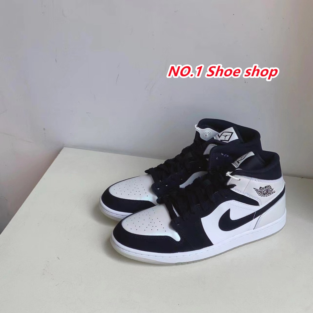 ★免運★ Air Jordan 1 Mid SE “Diamond Shorts” 中筒 黑白 熊貓DH6933-100