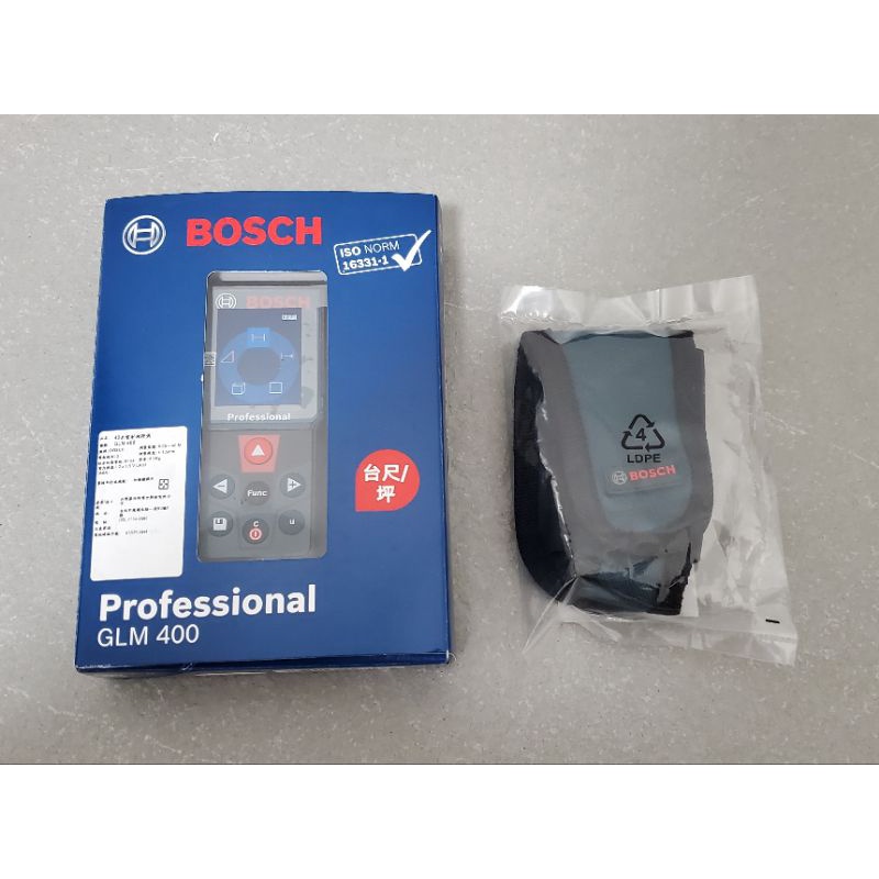 BOSCH 博世 彩色版 GLM400 40米 雷射 測距儀 可轉換台尺坪數 111年7月購入 原廠保固內 附原廠保護套