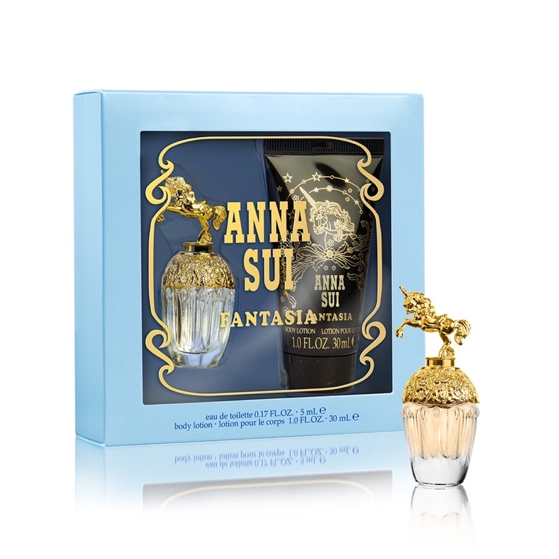 全新 ANNA SUI 安娜蘇 童話獨角獸浪漫香氛組(淡香水5ml+身體乳30ml) 香水 獨角獸 香氛 身體乳