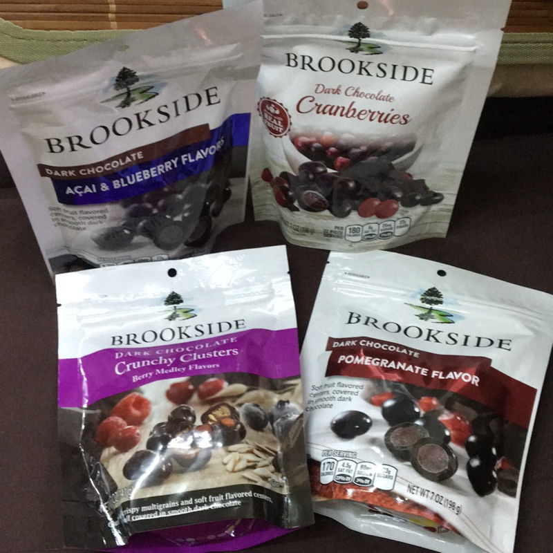 Brookside 巧克力 加拿大美國代購 四種口味 藍莓蔓越莓石榴Crunchy Clusters