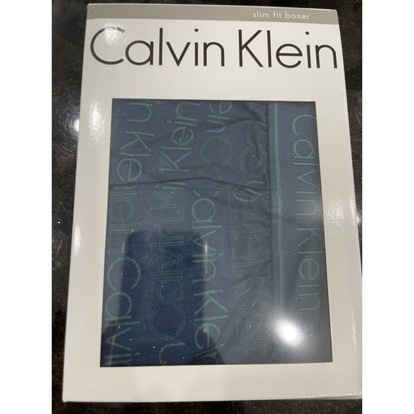 全新 Calvin Klein 男 四角內褲 slim fit boxer Large