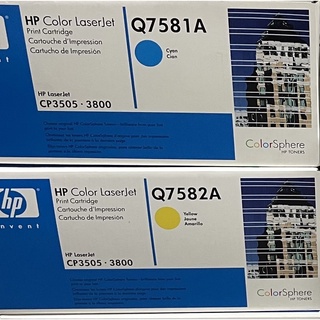 HP 碳粉匣 LASER JET 3505 3800 /Q7581A Q7582A