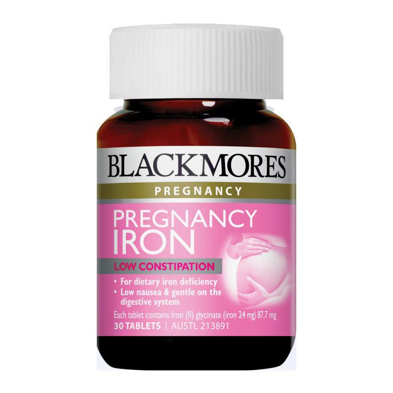 【樂活代購】澳洲Blackmores 澳佳寶 孕婦營養鐵 30錠 Pregnancy Iron