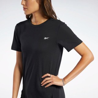 REEBOK CLASSICS LOGO TEE 女款 經典 基本款 T恤 短袖T 休閒 黑色 FK6848