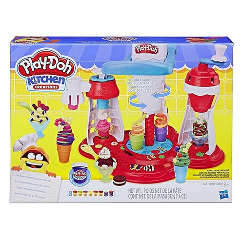 Hasbro Play-Doh 培樂多 - 終極蛋捲冰淇淋遊戲組