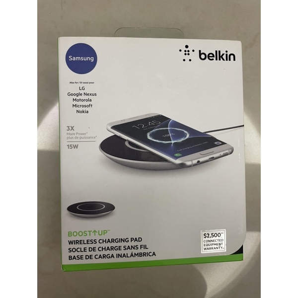 (二手) Belkin 無線充電盤 Boost Up 15W (黑)