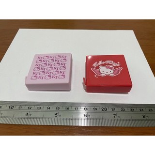 【二手】三麗鷗小物 hello kitty皮捲尺 吊飾 大耳狗 便條貼紙