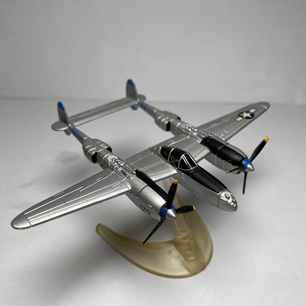 CORGI P-38 閃電式戰鬥機 P-38 lightning 飛機模型 Fighter Scramble