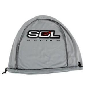 【可自取】SOL安全帽 原廠絨布帽袋 3/4用 灰色