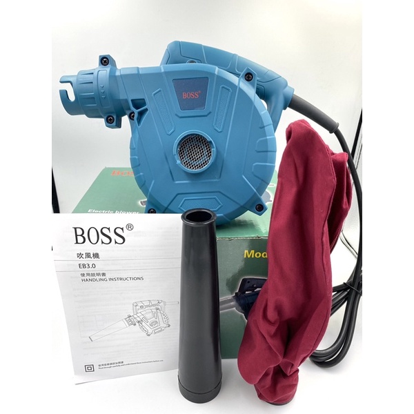 【附發票】正廠 BOSS EB3.0 吹吸兩用電動鼓風機 吹塵器 吸塵器 吹風機！(特價)