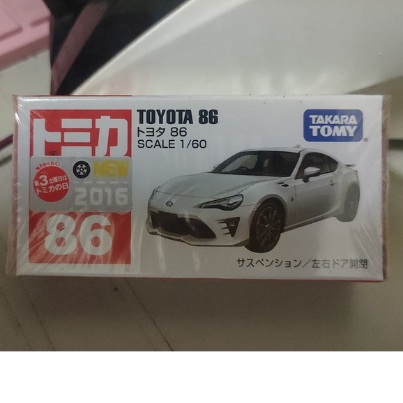 (現貨) Tomica  2016新車貼 86 Toyota 86